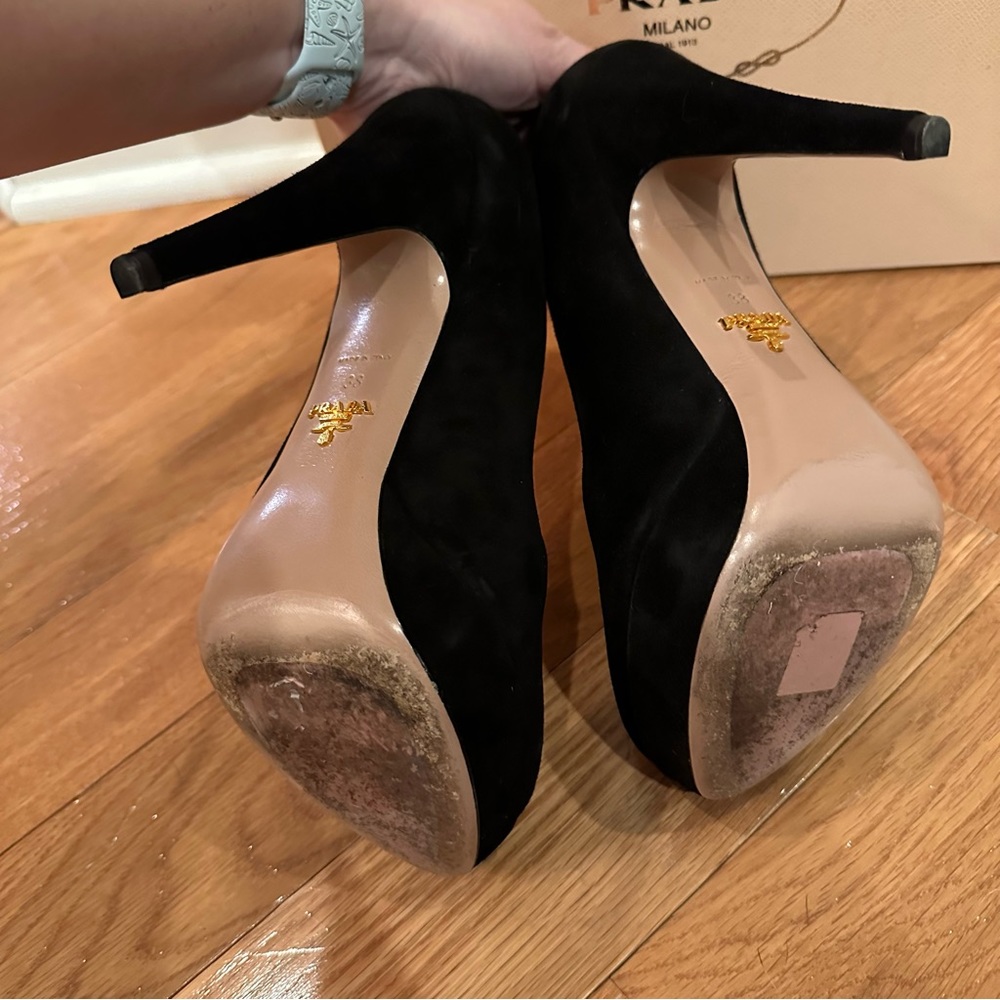 Prada Calzature Donna Heels Nero - Picture 5 of 9